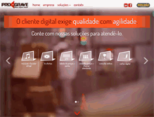 Tablet Screenshot of progravetv.com.br
